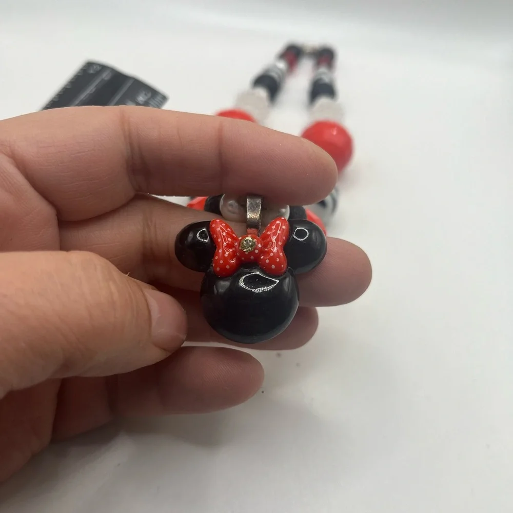 Minnie mouse chunky toddler necklace